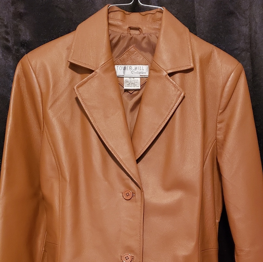 😊Nice Womens Leather Jacket/Blazer